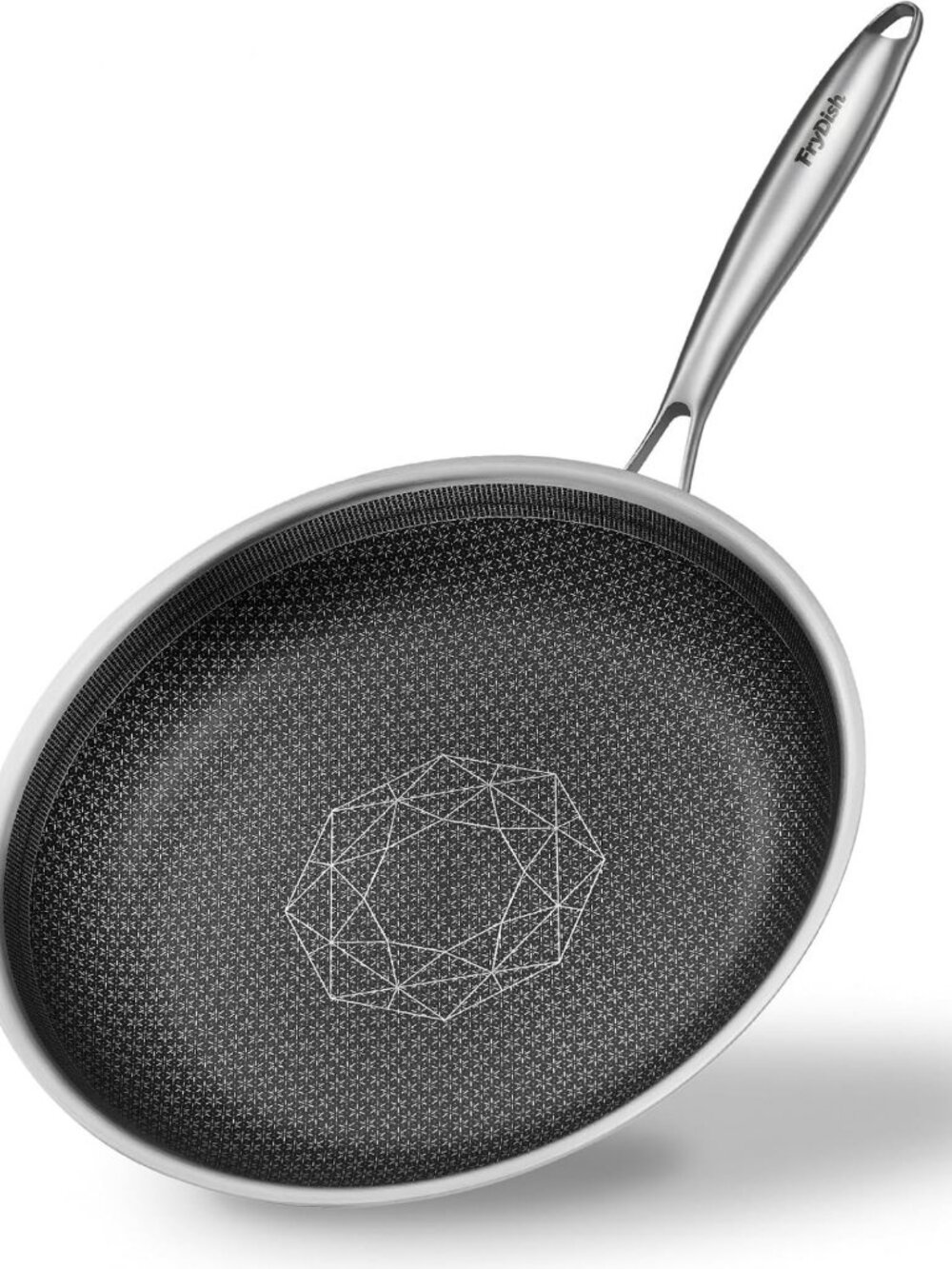 8-Inch Nonstick Frying Pan - Dishwasher & Oven Safe, Induction Ready, Stay-Cool